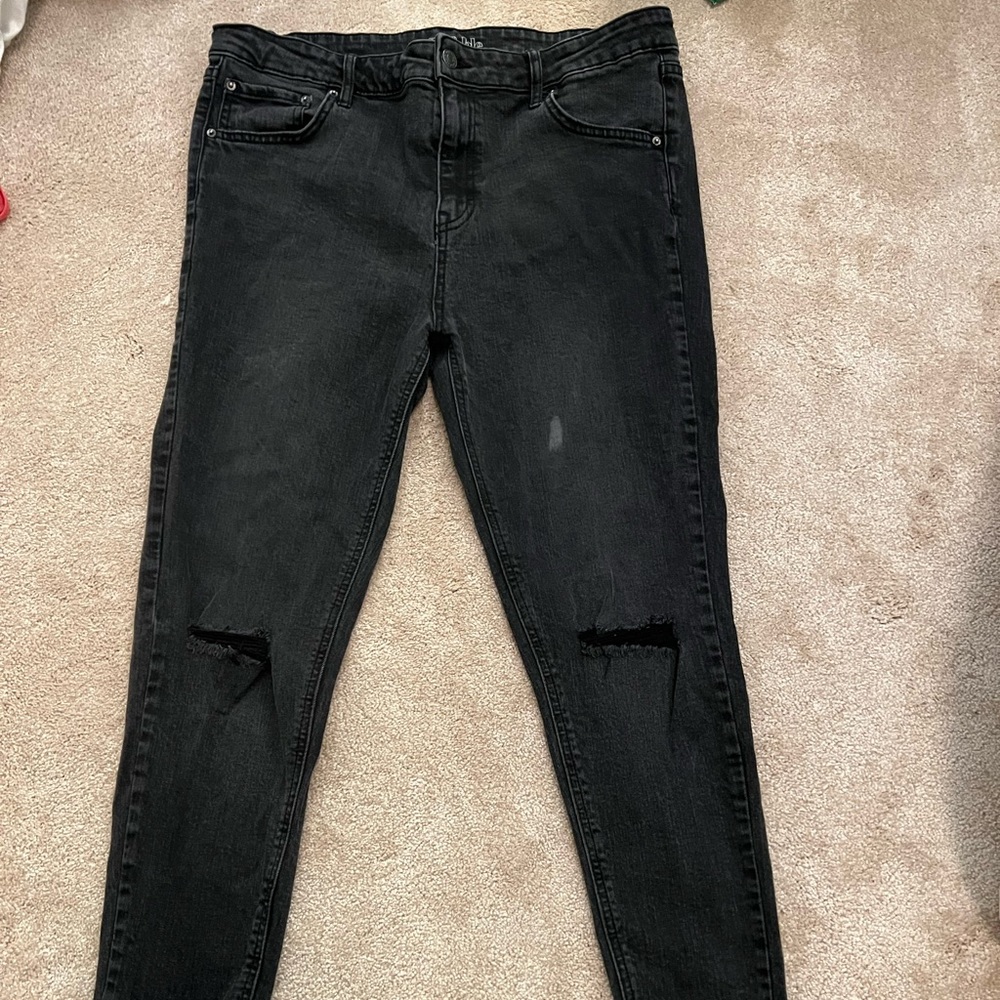 Black Wild Fable Fringe Jeans Size 16